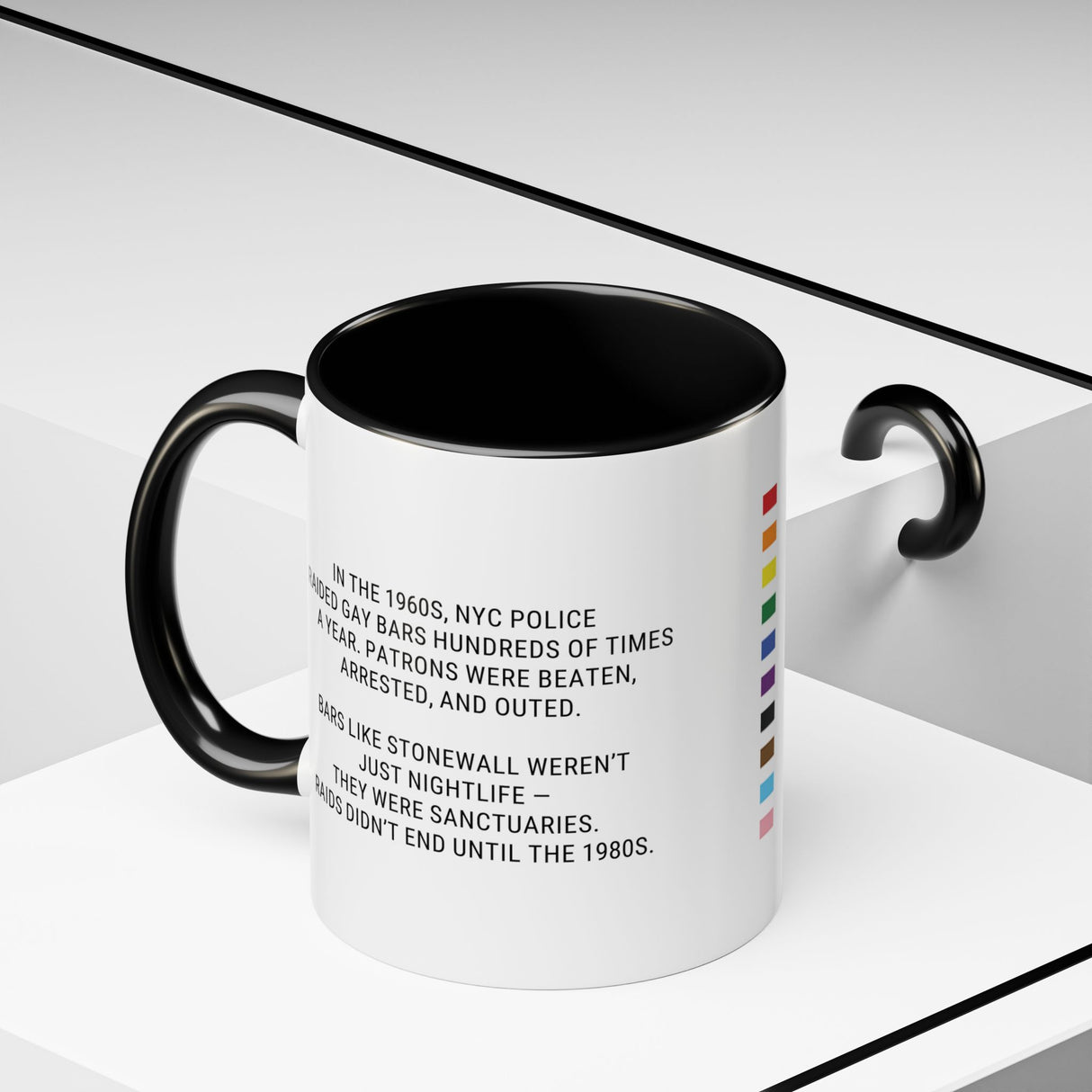 They Raided Our Bars Accent Mug – History With Your Coffee