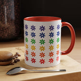 Rainbow Flowers Mug – Sip with Pride - 11oz & 15oz Options