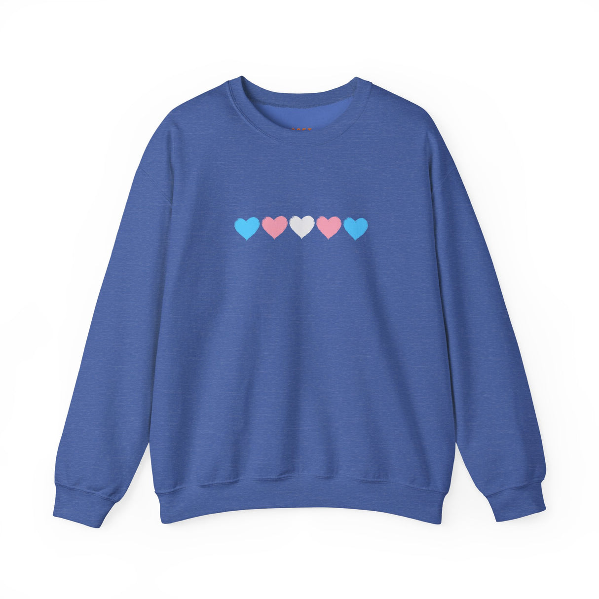 Trans Rainbow Brushstrokes Medium Weight Sweatshirt – Warm Layers, Clear Message