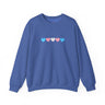 Trans Rainbow Brushstrokes Medium Weight Sweatshirt – Warm Layers, Clear Message