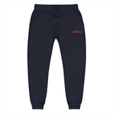 Embroidered Unisex Fleece Sweatpants - Comfy & Stylish Lounge Wear