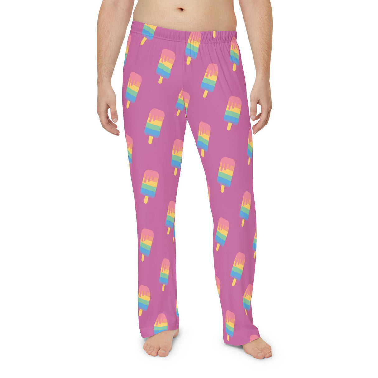 Pink Melting Point Men's Pajama Pants – Comfortable and Fun Loungewear for Summer Nights