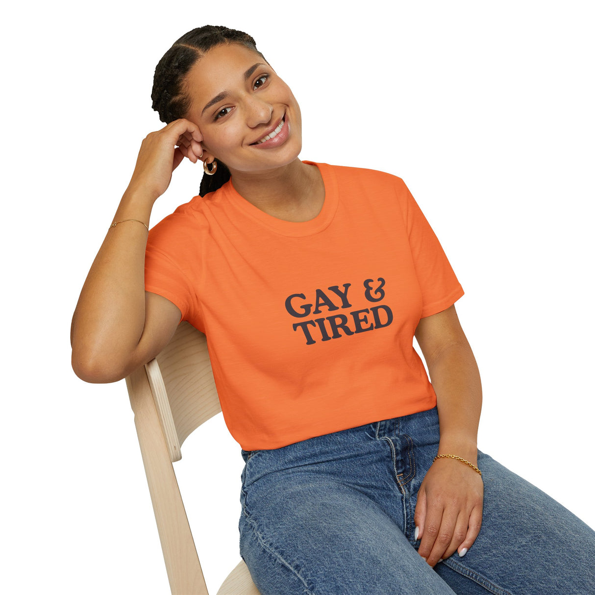 Gay & Tired Softstyle T-Shirt - Casual Comfort Tee for Everyday Wear