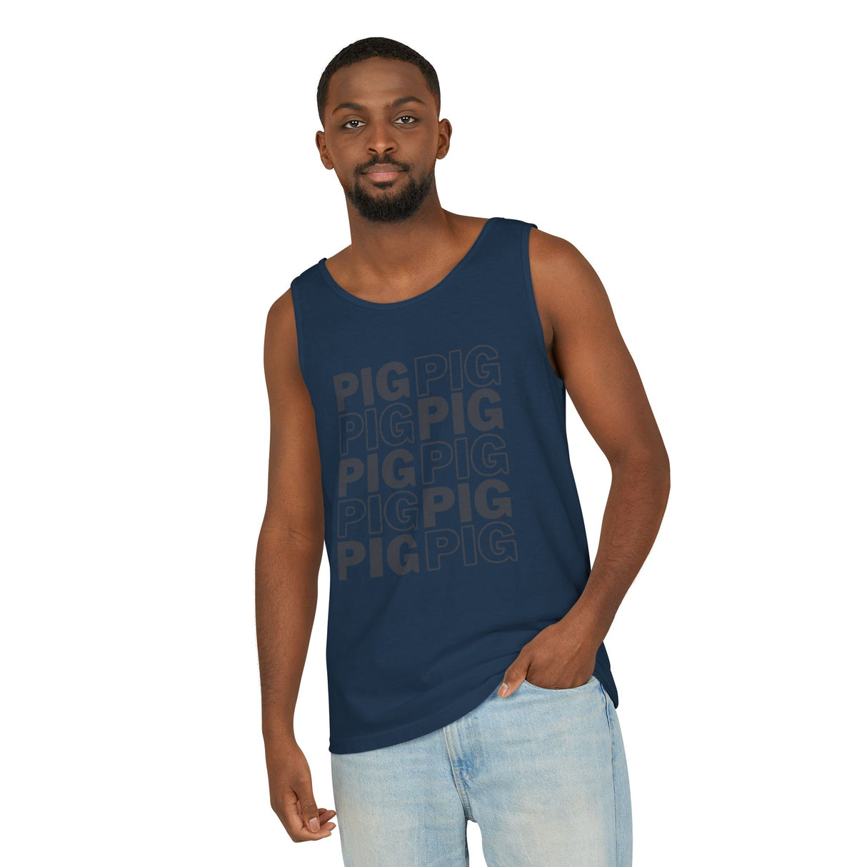 Pig Pattern Tank Top