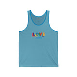 Love Wins Lightweight Tank – Sleek Cut, Solid Message