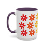 Rainbow Flowers Mug – Sip with Pride - 11oz & 15oz Options