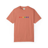 Rainbow Flowers Tee – Washed-In Comfort, Worn-With Pride