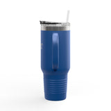 Sir Insulated Travel Mug - 40oz Red Tumbler for On-the-Go Coffee Lovers