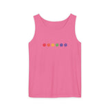 Rainbow Flowers Tee – Faded Florals, Loud Pride