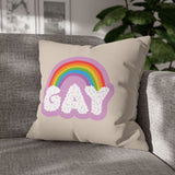 Gay Cloud Pillow Cover – Soft, Sweet, and Proud as Hell