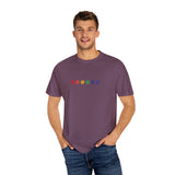 Rainbow Flowers Tee – Washed-In Comfort, Worn-With Pride