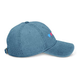 Trans Heart Denim Dad Hat – Classic Fit, Loud Love