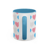 Trans Rainbow Brushstrokes Accent Mug – Gentle Start, Bold Sip
