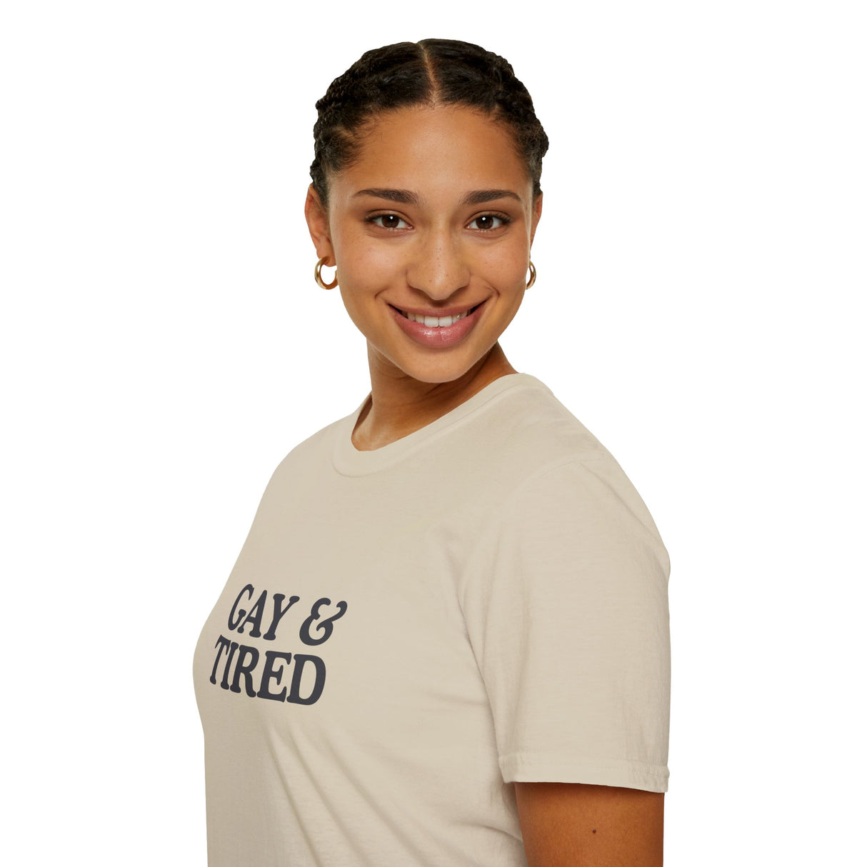 Gay & Tired Softstyle T-Shirt - Casual Comfort Tee for Everyday Wear
