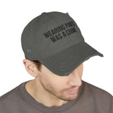 Wearing Pants Was a Crime Distressed Dad Hat – Dress Code: Defiance