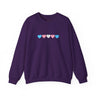 Trans Rainbow Brushstrokes Medium Weight Sweatshirt – Warm Layers, Clear Message