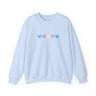 Trans Rainbow Brushstrokes Medium Weight Sweatshirt – Warm Layers, Clear Message