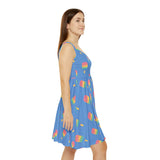Melting Point Skater Dress, Summer Vibes Dress, Casual Party Dress, Cute Ice Cream Dress, Vacation Outfit