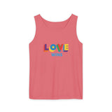 Love Wins Heavyweight Tank – Washed Soft, Worn Proud