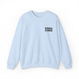 Kinda Sober Embroidered Sweatshirt - Mostly Clear-Headed, Always Cozy