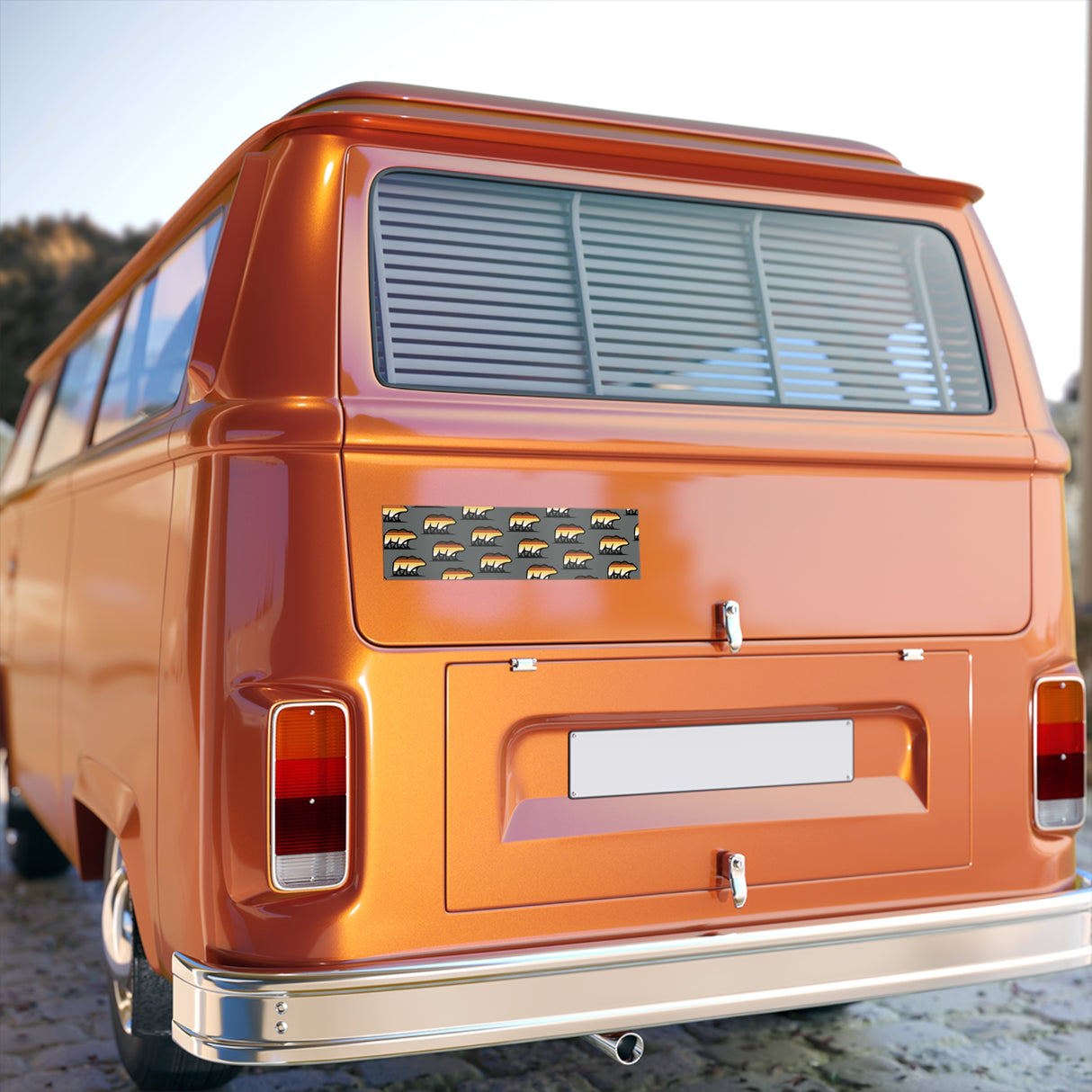 Big Bear Icon Bumper Stickers - Stylish Automotive Decor