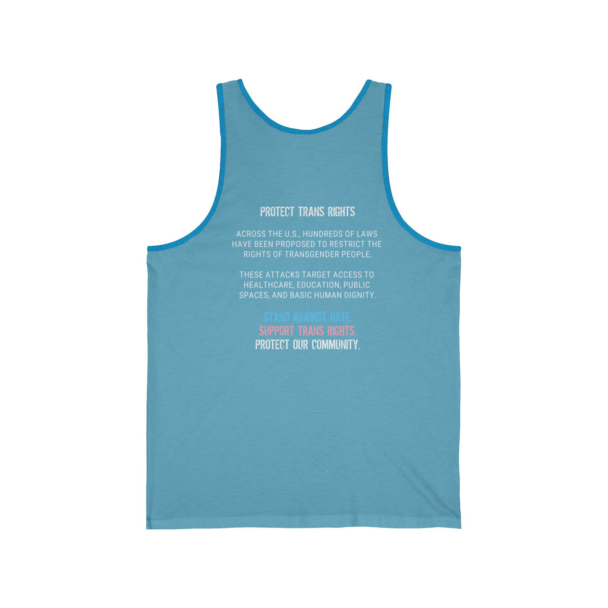 Protect Trans Rights 2025 Lightweight Tank – Bare Arms, Bold Stance
