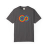 Gayfinity Rainbow Heavyweight Tee – Washed Look, Limitless Pride