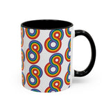 Gayfinity Rainbow Accent Mug – Infinite Pride, One Sip at a Time – 11oz & 15oz Options