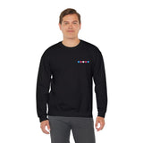Trans Heart Embroidered Sweatshirt – Clean Lines, Clear Message