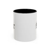 Sir Accent Coffee Mug - Black Handle, 11oz & 15oz Options