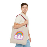 Gay Rainbow Cloud Tote – Cute, Bold, and Built to Carry It All
