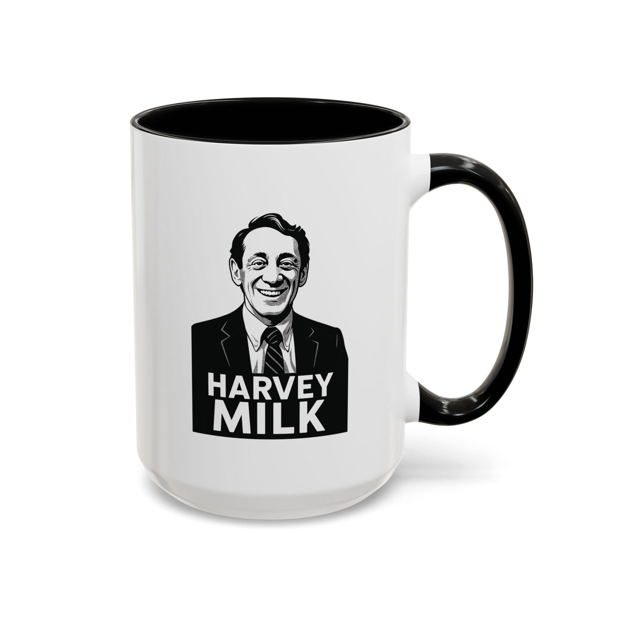 Harvey Milk Accent Mug – Drink With Defiance