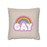 Gay Cloud Pillow Cover – Soft, Sweet, and Proud as Hell