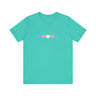 Trans Rainbow Brushstrokes Lightweight Tee – Soft Feel, Strong Message