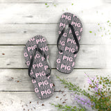 Trendy Pig Print Flip Flops – Comfortable Summer Sandals for Casual Outings