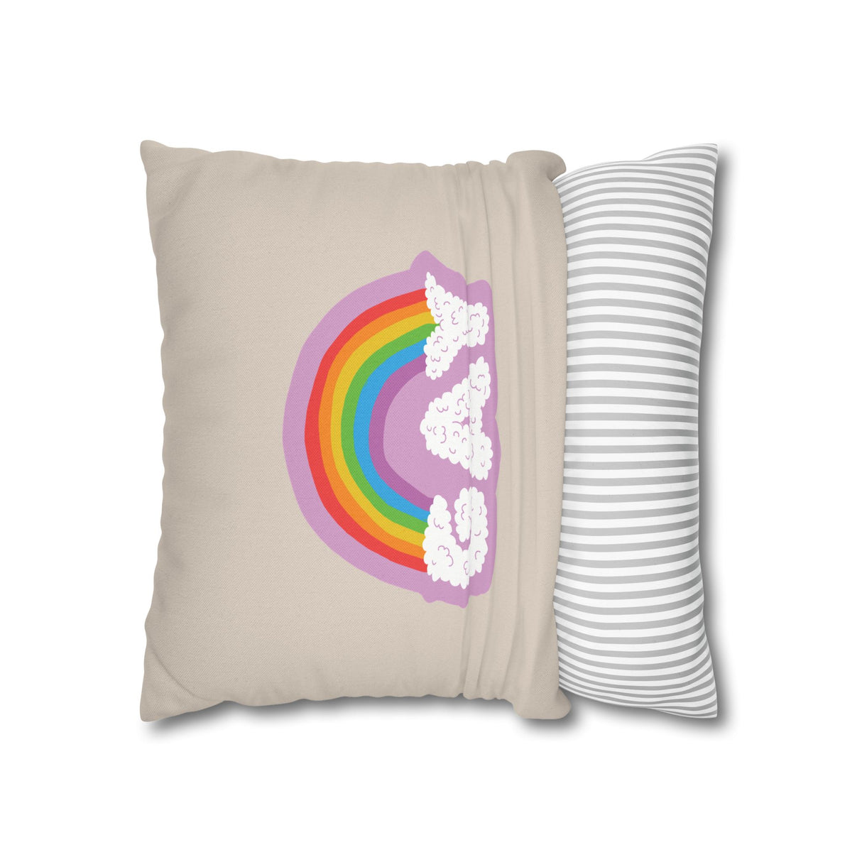 Gay Cloud Pillow Cover – Soft, Sweet, and Proud as Hell