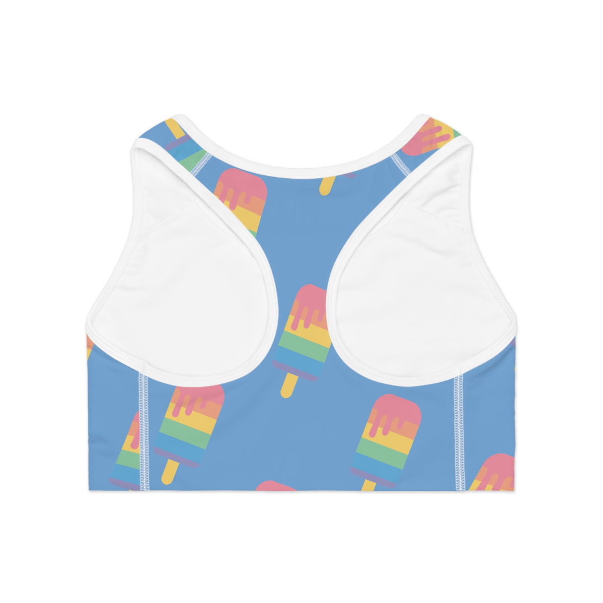 Melting Point Sports Bra - Fun & Vibrant Summer Activewear