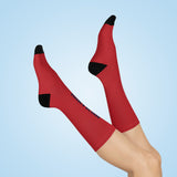 Exhausted American Cushioned Crew Socks - Comfortable Everyday Wear