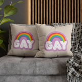 Gay Cloud Pillow Cover – Soft, Sweet, and Proud as Hell