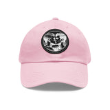 Close Enough to Breathe Dad Hat with Faux Leather Patch
