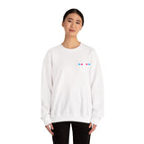 Trans Heart Embroidered Sweatshirt – Clean Lines, Clear Message