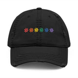 Rainbow Flowers Hat – Soft Petals, Sharp Energy