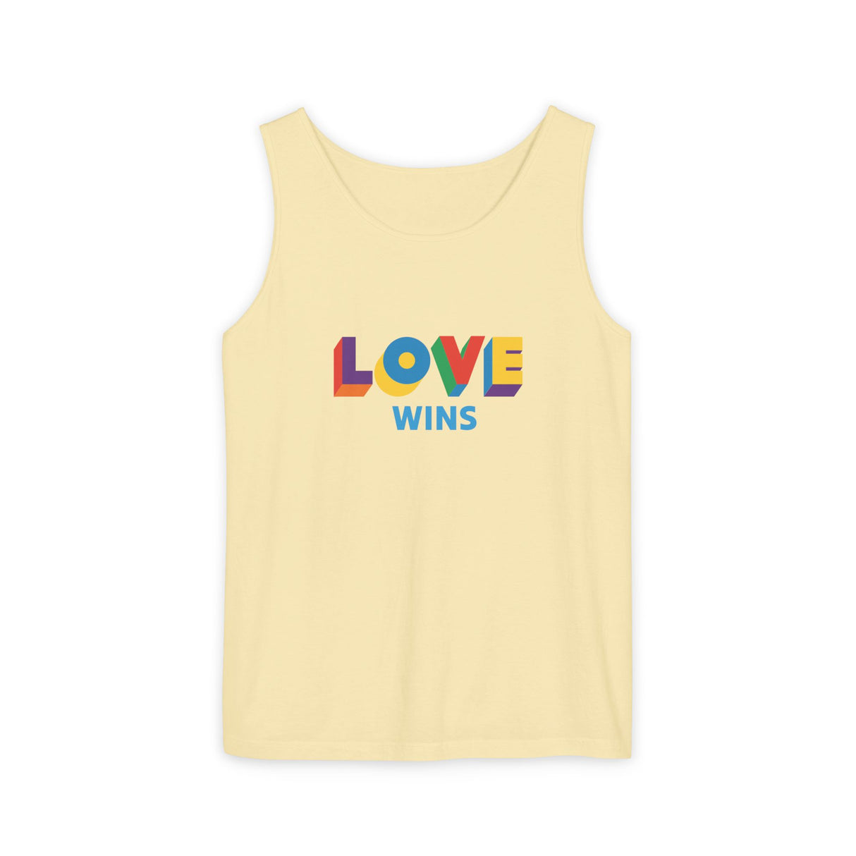 Love Wins Heavyweight Tank – Washed Soft, Worn Proud