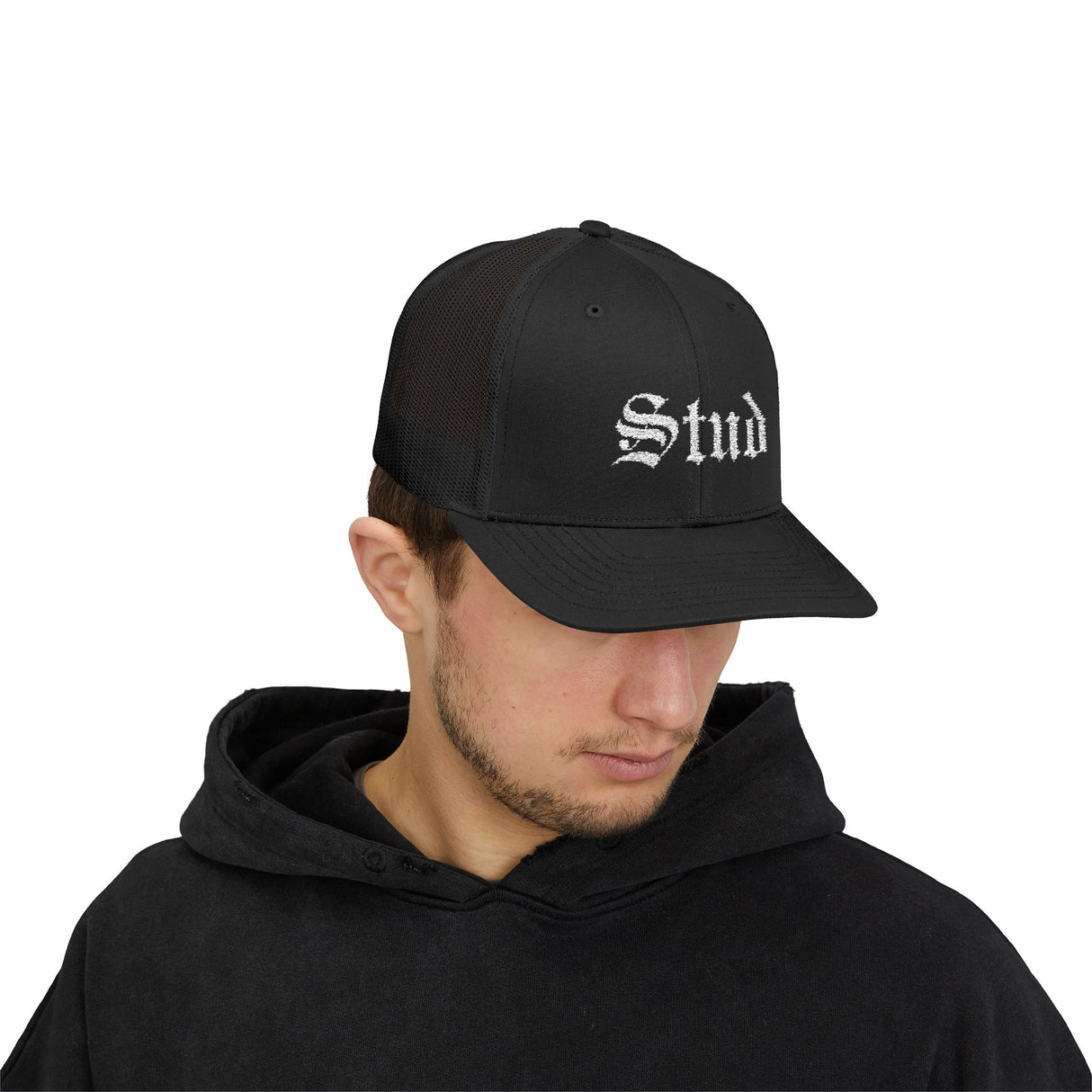 Stud Snapback Trucker Cap