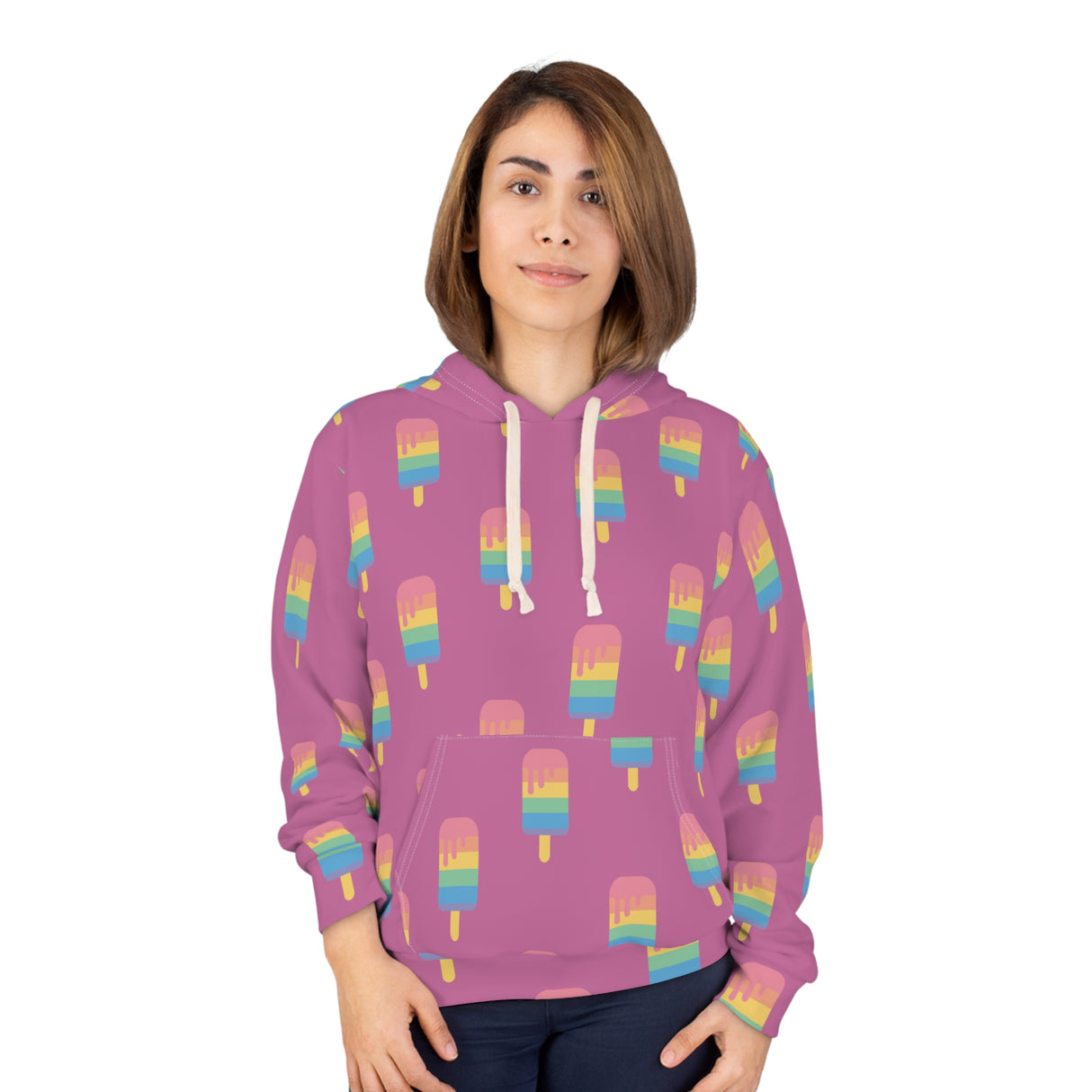 Pink Melting Point Unisex Pullover Hoodie - Summer Vibes Apparel