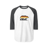 Big Bear Icon Raglan Shirt - Cozy Three-Quarter Sleeve Tee