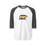 Big Bear Icon Raglan Shirt - Cozy Three-Quarter Sleeve Tee