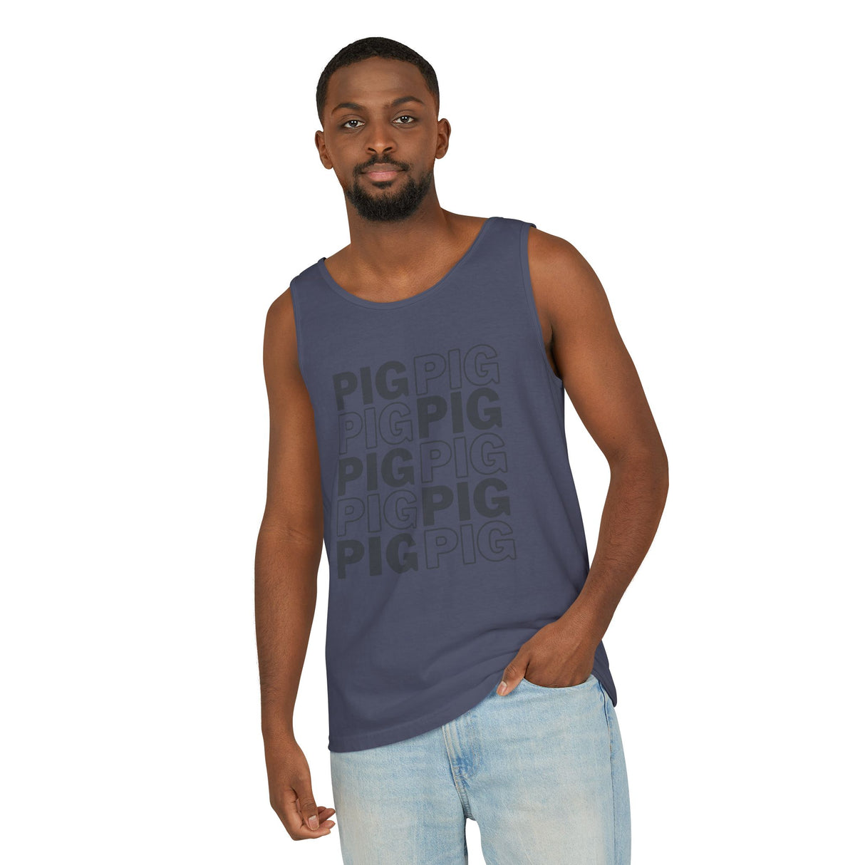 Pig Pattern Tank Top