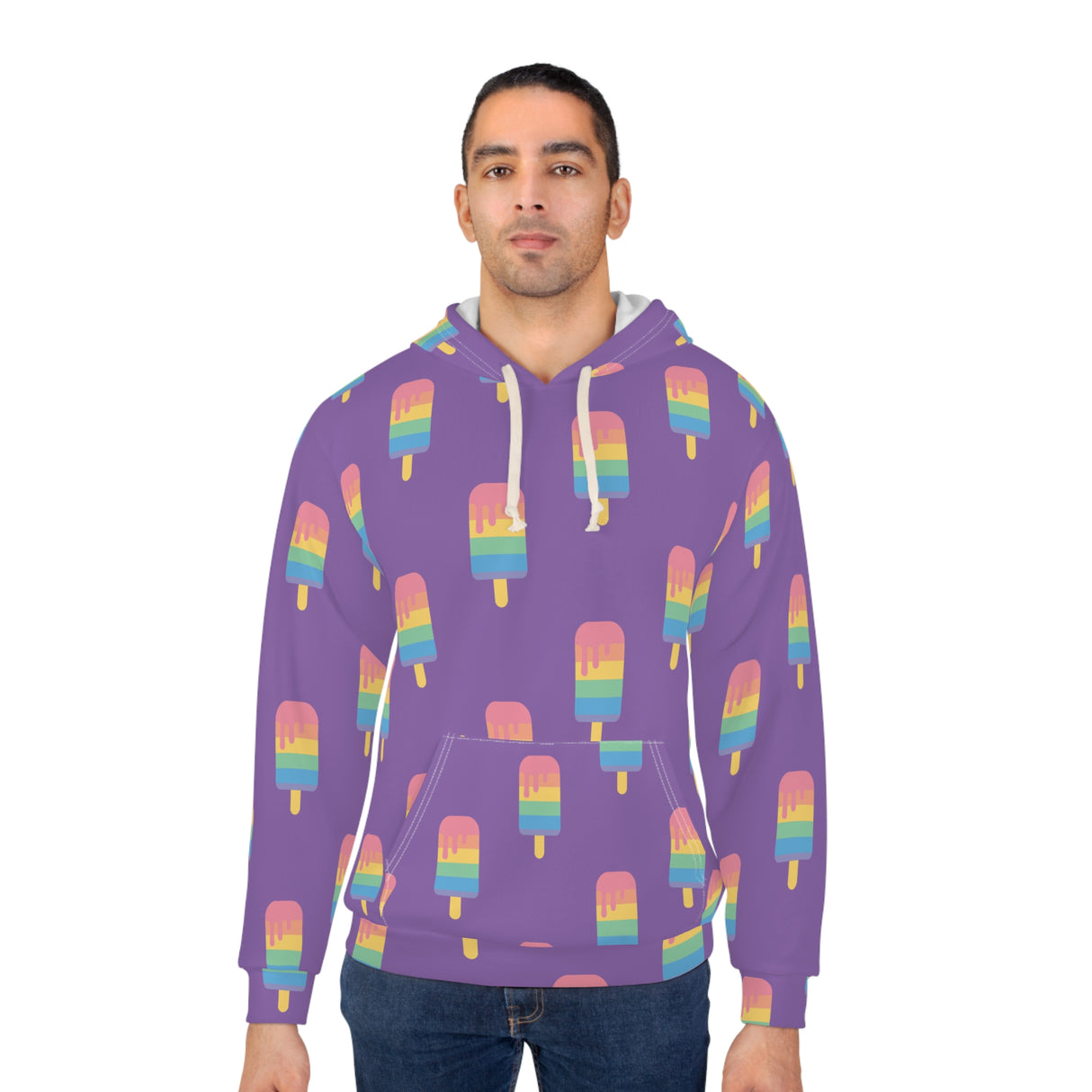 Purple Melting Point Unisex Pullover Hoodie - Summer Vibes Apparel