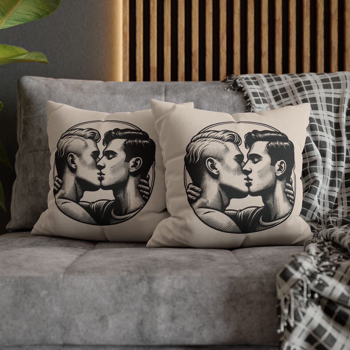 Close Enough to Breath Pillow Cover
